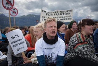 Demonstration against mining plans