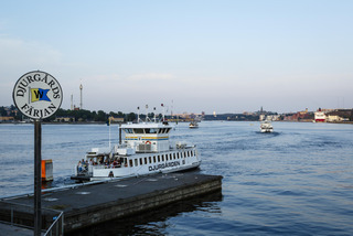 Ferry in the harbor