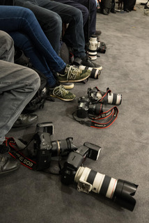 Photographers and reporters