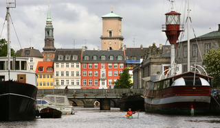 Kajakroer i Frederiksholms Kanal