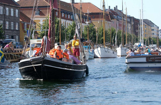 Lystsejlere i Christianshavns Kanal