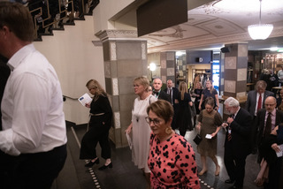 Guests arriving at Stockholm Concert Hall