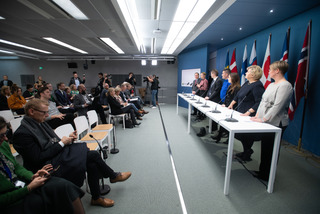 The nordic prime ministers, press conference 2019