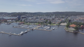 Kristiansand sentrum drone 2 foto Morten Torjussen