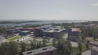 Grimstad campus drone 1 foto Morten Torjussen
