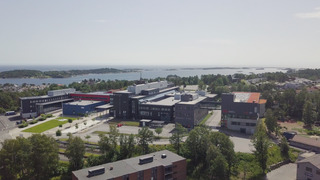 Grimstad campus drone 1 redigert foto Morten Torjussen