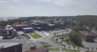 Grimstad campus drone 4 foto Morten Torjussen