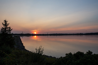 Solnedgang Skive fjord