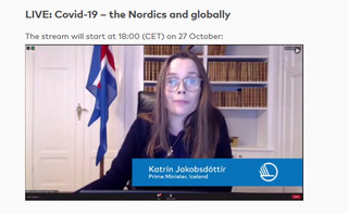Katrin Jakobsdóttir - Nordic Counsil session 2020