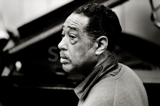 Duke Ellington. Recording with his orchestra for Columbia at 30th Street Studio, New York, 1962