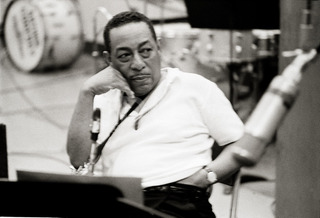 Johnny Hodges. Having a recording session with The Duke Ellington Orchestra, New York, 1964