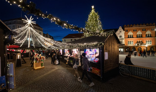Julehyttebyen på Torvet i Esbjerg, 2019.