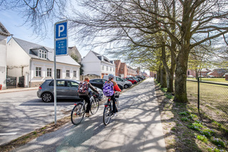 Cykelstien i Kirkegade, 2021.