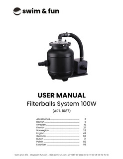 Filterballs System 100W - 1087