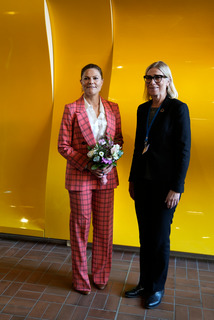 HRH The Crown Princess Victoria of Sweden and Annica Sohlström