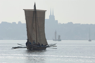 Råsejlsseminar 2008 vikingeskibsmuseet roskilde domkirke i baggrunden