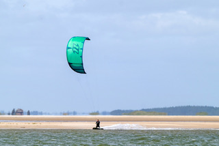 Kitesurfing udfor Esbjerg, 2022.  