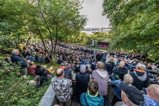 Koncert med Henning Stærki Byparken, 2023.