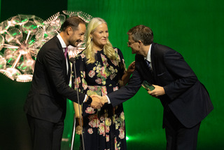 Crown Prince Haakon and Crown Princess Mette-Marit with Renewcell