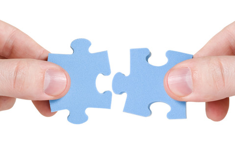 connecting different pieces of puzzle