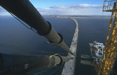 View from pylon during construction