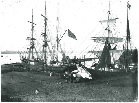 Faaborg havn ca 1875