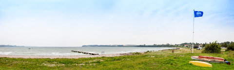 Blåflag strand Vemmingbund Panorama4
