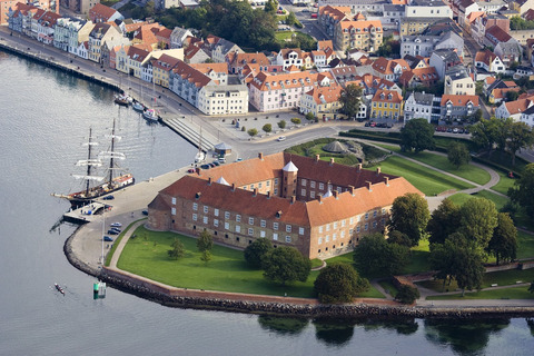 Sønderborg 5   Sønderborg Slot   luftfoto fra syd