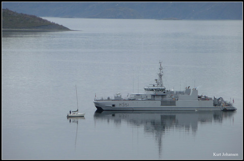 Marineøvelse i Altafjorden