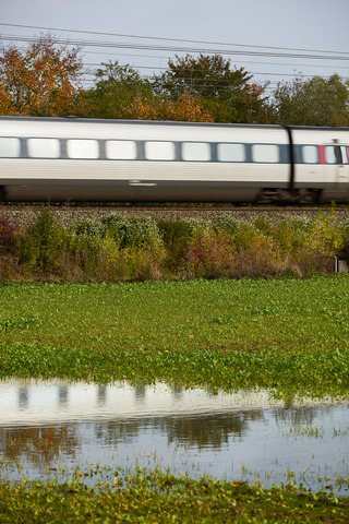 IR4 tog i efterårs landskab