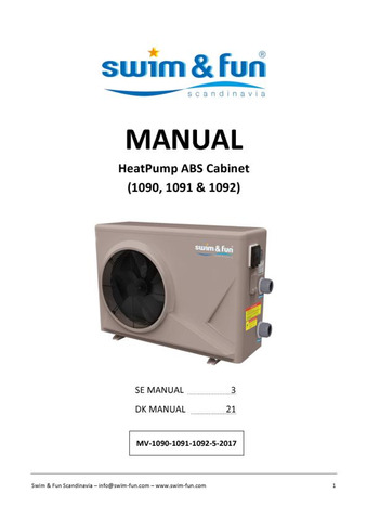 Heat Pump ABS Cabinet Manual Nordic