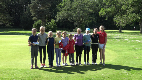 C. rk. D. rk og B rk. vindere Girls Only Tour Barløseborg Golfklub
