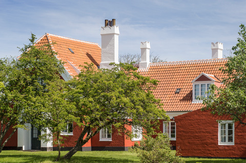 Anchers Hus - Ulrik Plesners tilbygning set fra haven