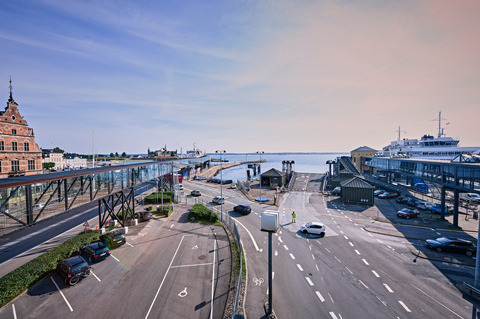 Port Helsingør, terminal, gangway, Denmark