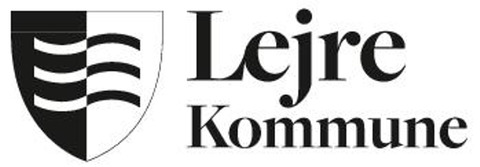 Lejre Kommune logo horisontal uden payoff SORT (papir klippet)