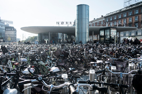 Bikes at Nørreport