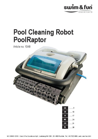 Pool Cleaning Robot PoolRaptor