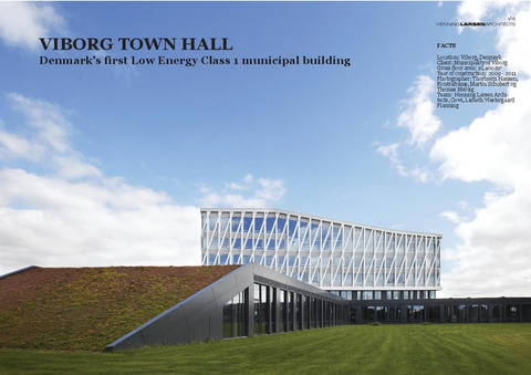 Viborg Town Hall_Henning Larsen_Fact Sheet_1