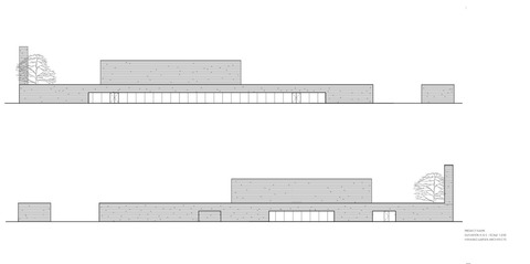 Ringsted Crematorium_Henning Larsen_Elevation_N & S_1-200.pdf
