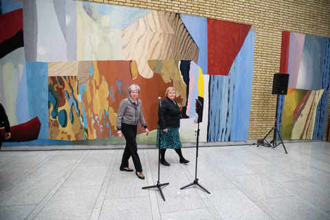 Erna Solberg and Theresa May