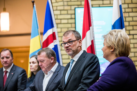 Juha Siplilä. Prime Ministers Press Conference