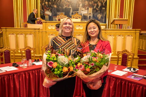 Jessica Polfjärd and Gunilla Carlsson