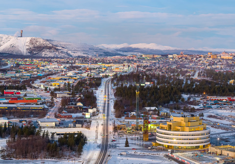 Henning Larsen Kiruna City Hall 30 45cm tryck adobe RGB foto Peter Rosen LapplandMedia