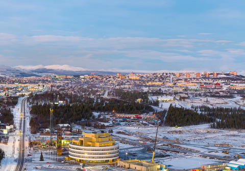 Henning Larsen Kiruna City Hall ver 2 30 45cm tryck adobe RGB foto Peter Rosen LapplandMedia