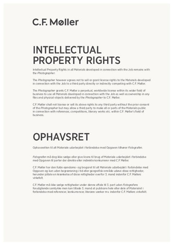 Intellectual Property Rights Ophavsret   DK UK