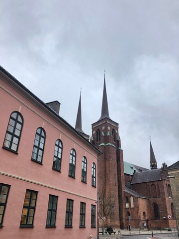 Roskilde Domkirke grå himmel