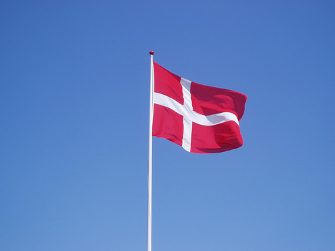 The danish flag 'Dannebrog'