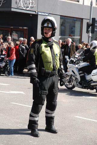 Police in Copenhagen, Denmark