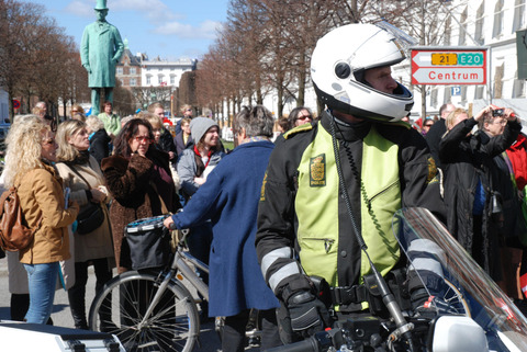 Police in Copenhagen, Denmark