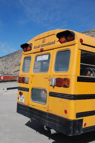 Bus in Kangerlussuaq